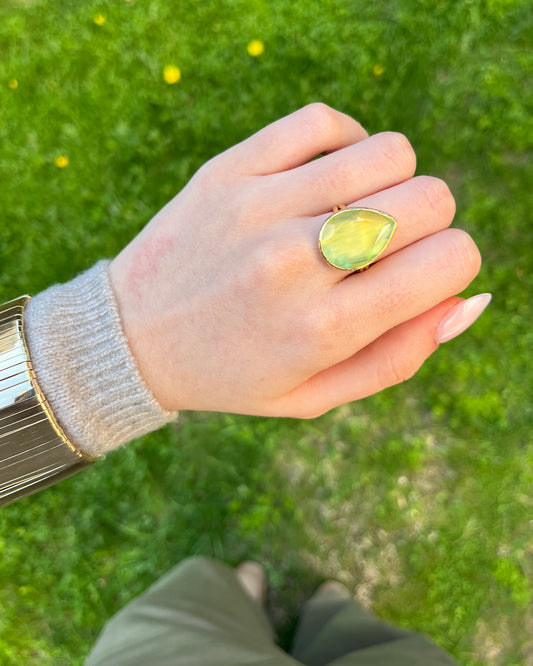 Anillo piedra Lime