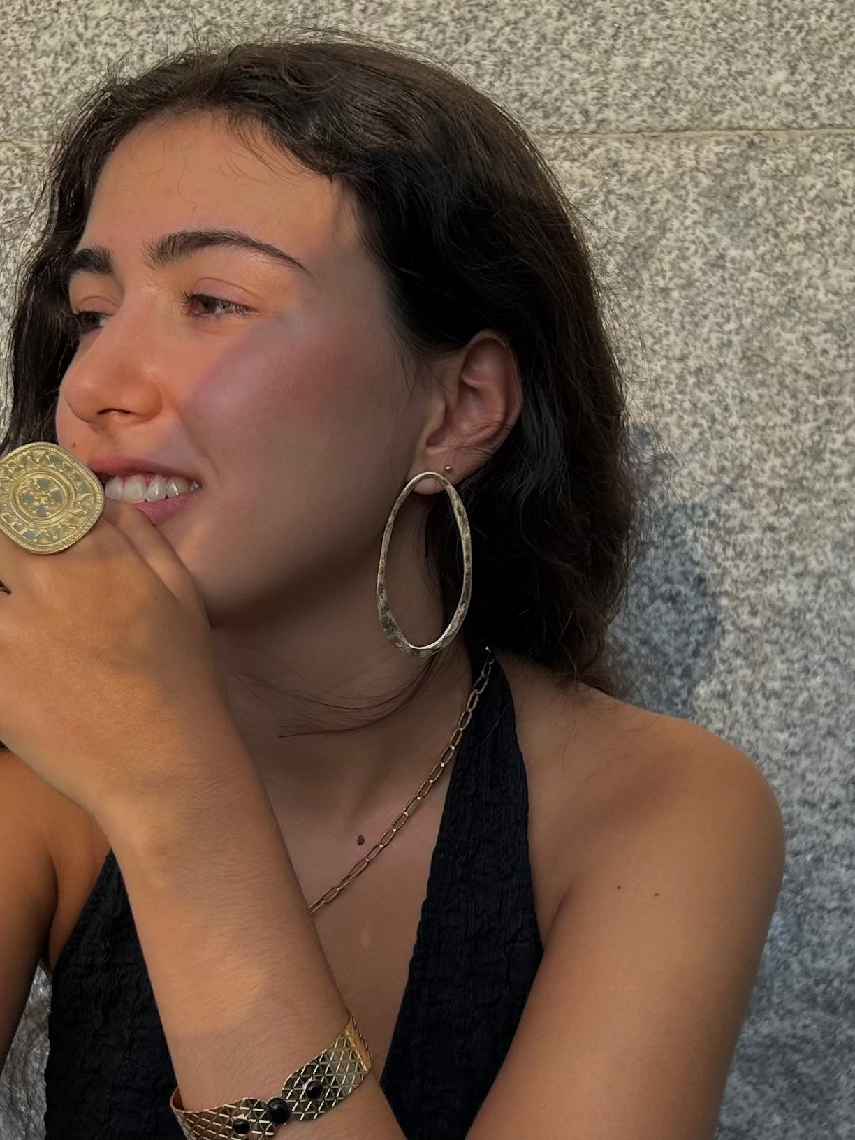 Pendientes Olive oro