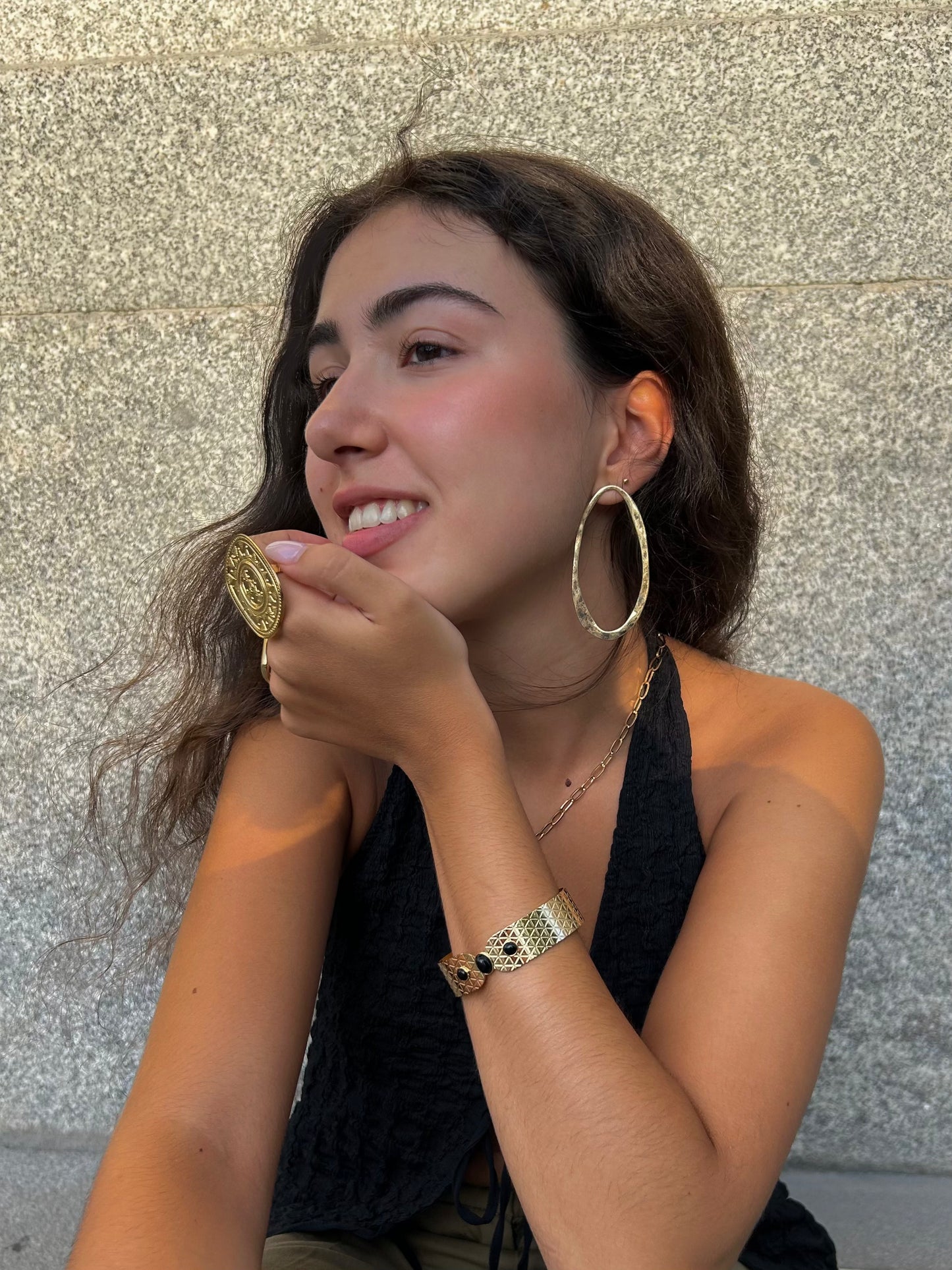 Pendientes Olive oro