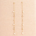 Pendientes Cascada perlas oro