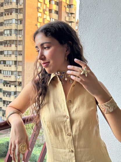 Collar Choker Crystals