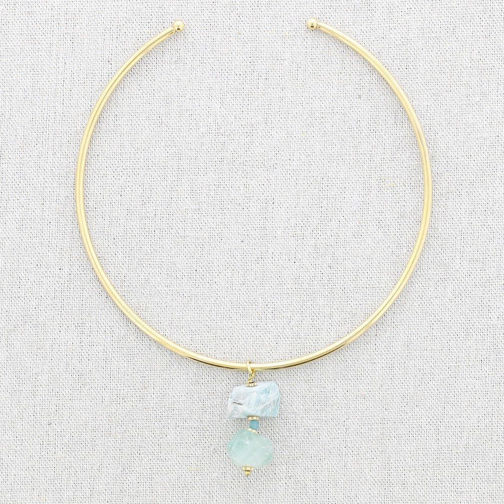 Lagoon rigid necklace