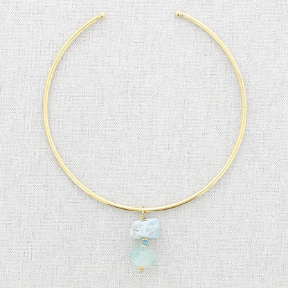 Lagoon rigid necklace