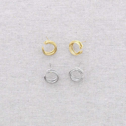 Pendientes Moon Oro