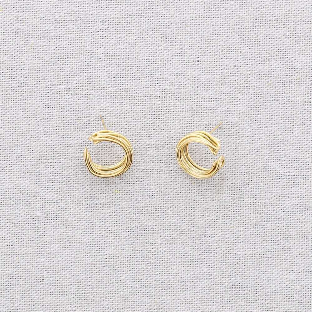 Pendientes Moon Oro