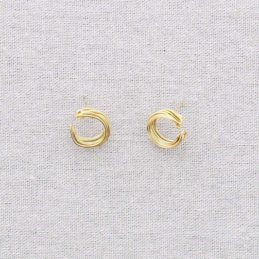 Pendientes Moon Oro