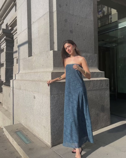 Vestido Montecarlo azul