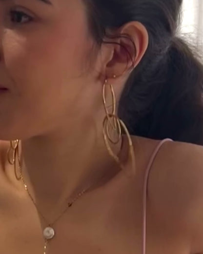 Pendientes Bané Oro